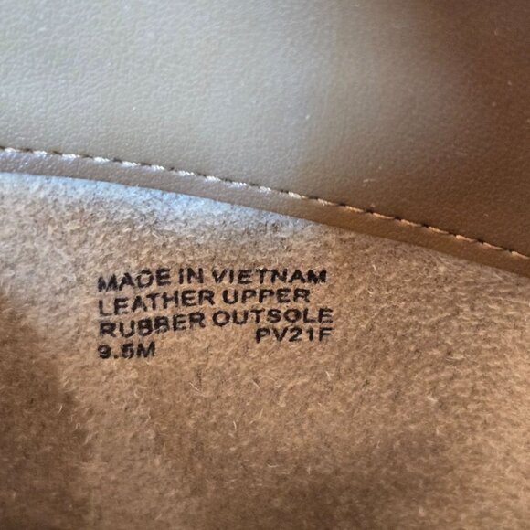 Michael Kors Izzy Tall Leather Riding Boots Luggage Tan Logo 9.5M Equestrian NWB - Picture 9 of 15